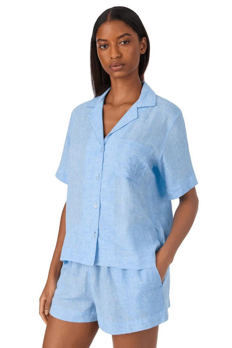 Лляна піжама YI90054 422 chambray