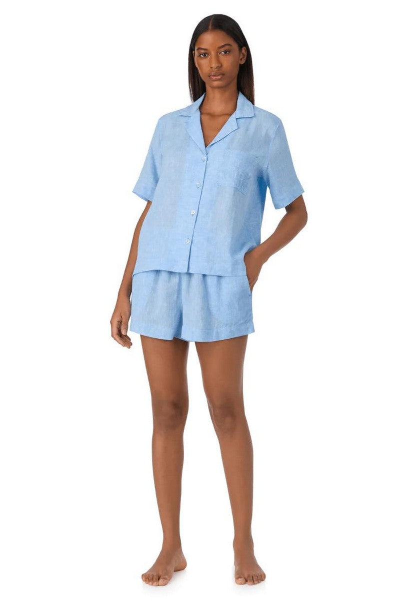 Лляна піжама YI90054 422 chambray