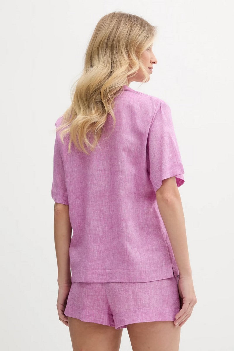 Льняная пижама YI90054 500 purple