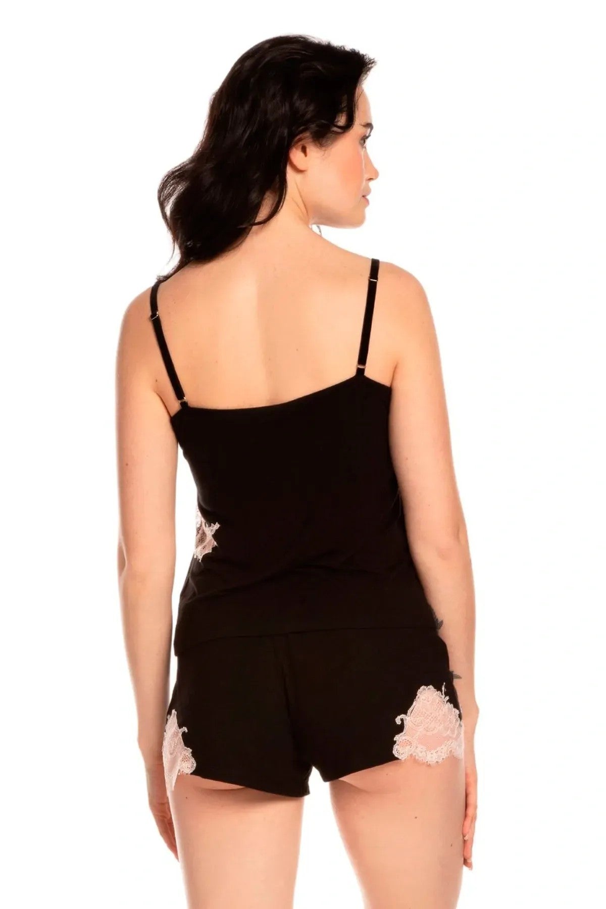 Пижама из бамбука 03163O black