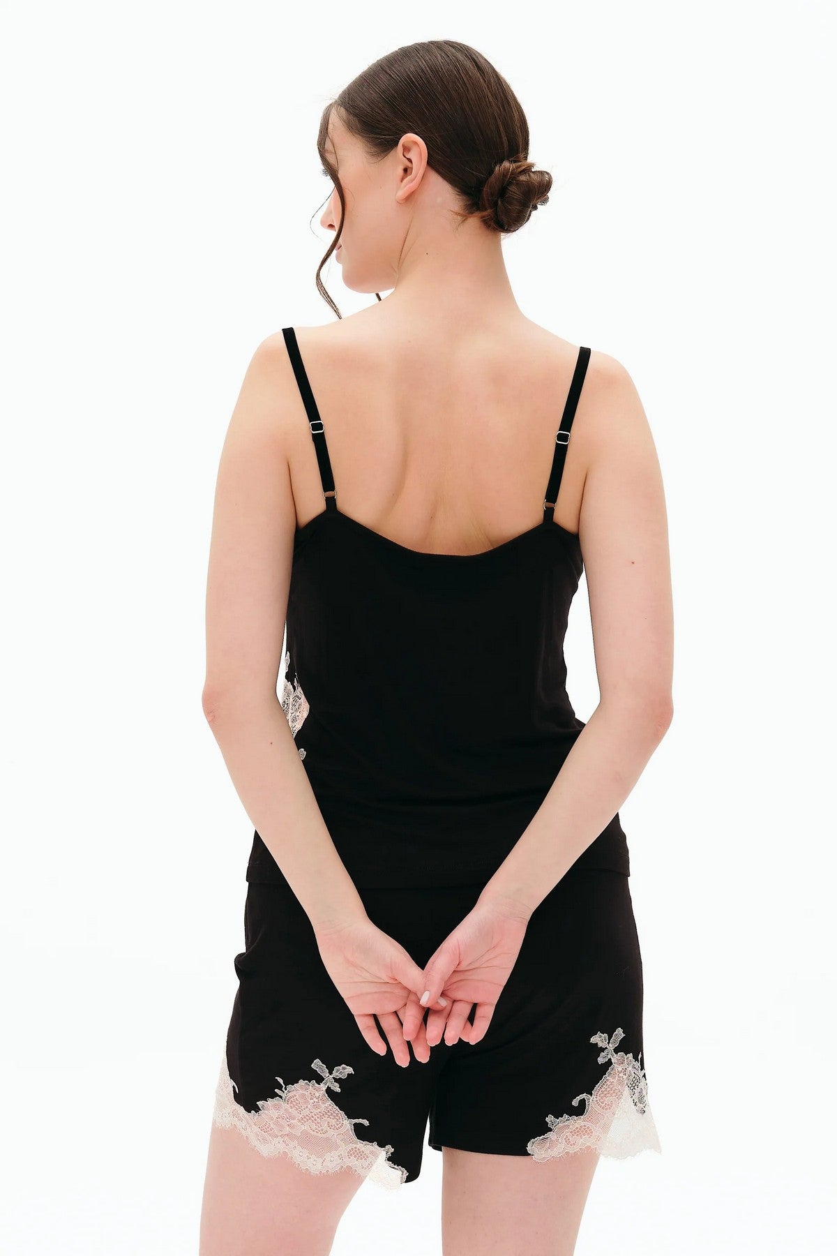 Пижама из бамбука 03163O black