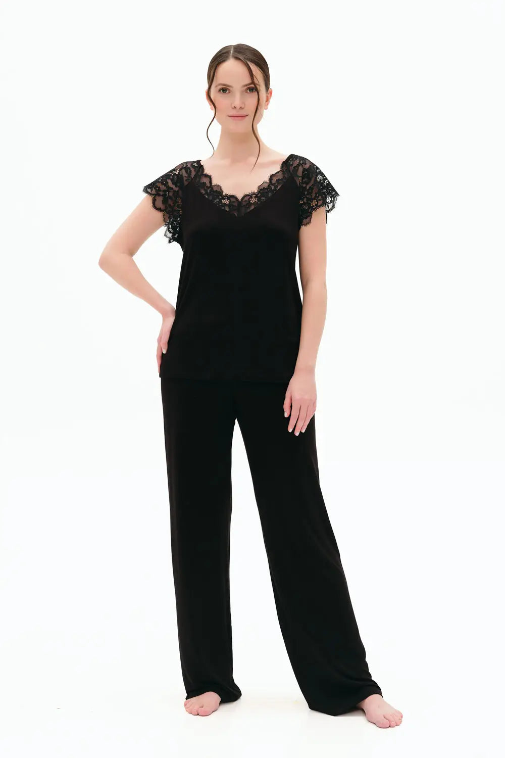 Пижама из бамбука 03311 black