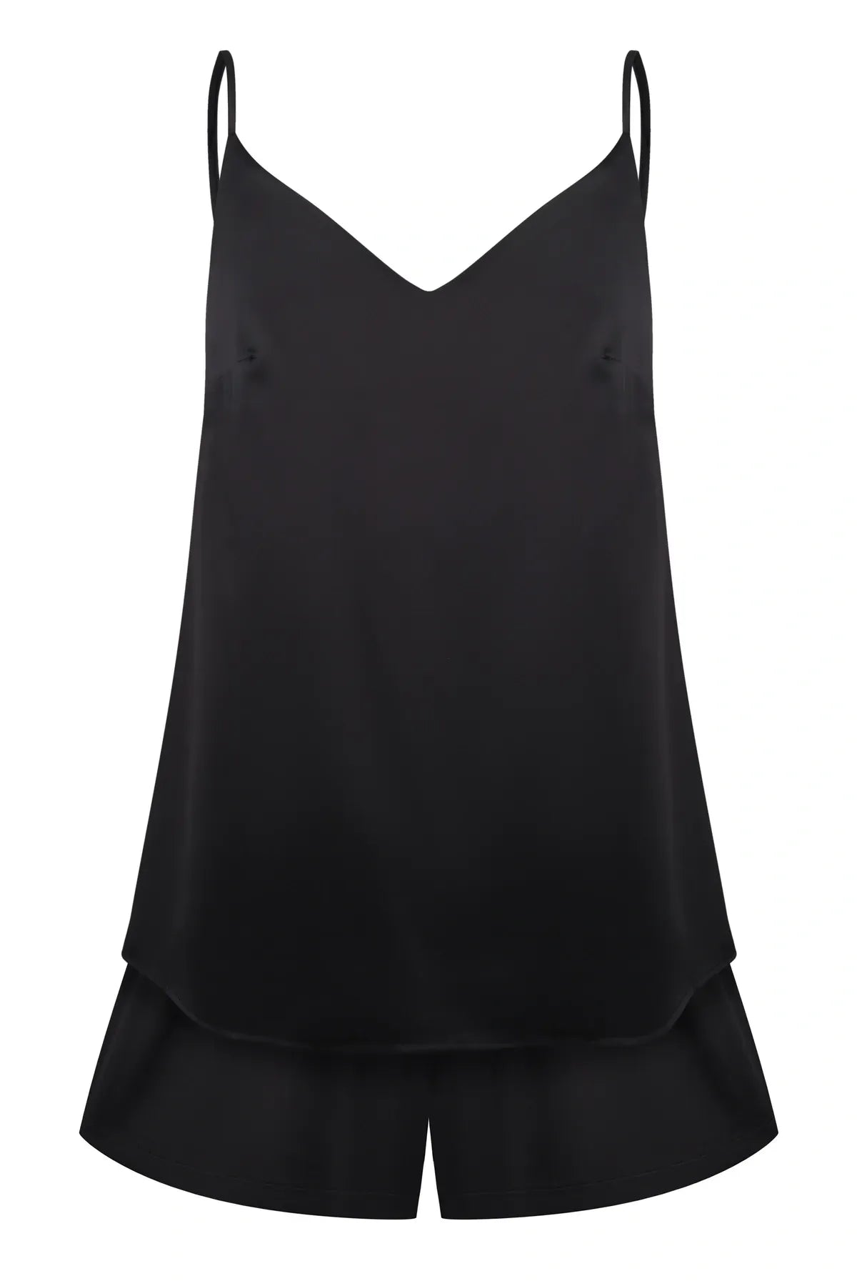 Піжама з шовксатину S03400 black