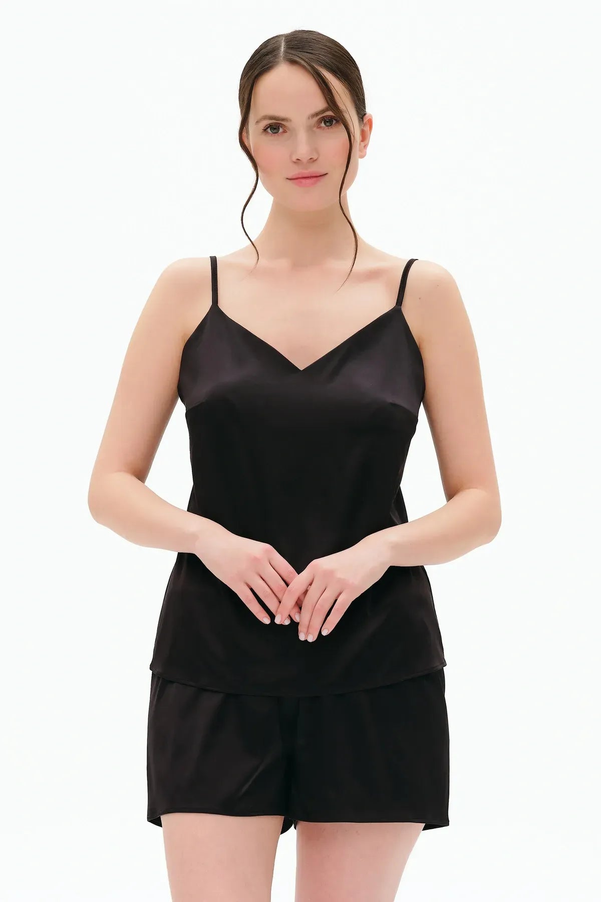 Пижама из шелксатина S03400 black