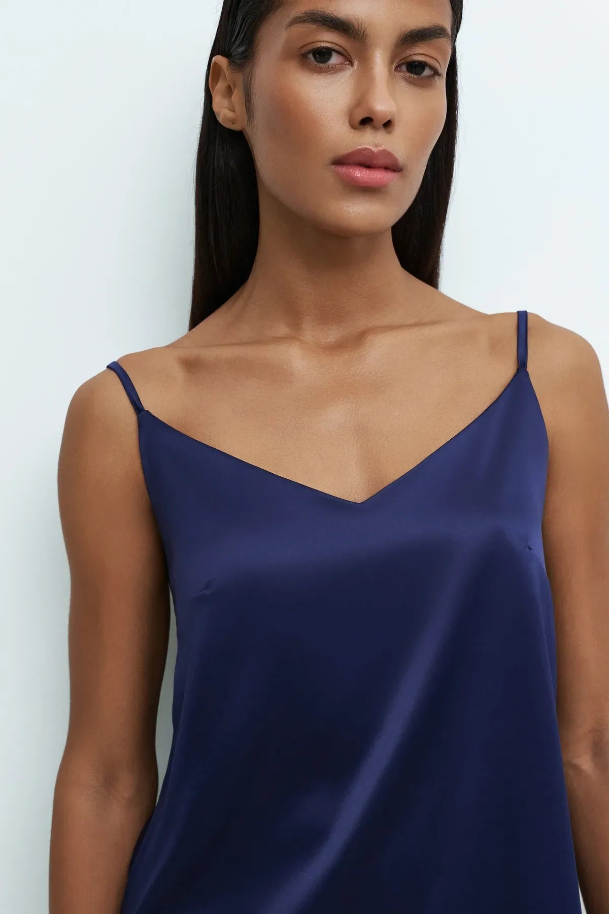 Піжама з шовксатину S03400 blue