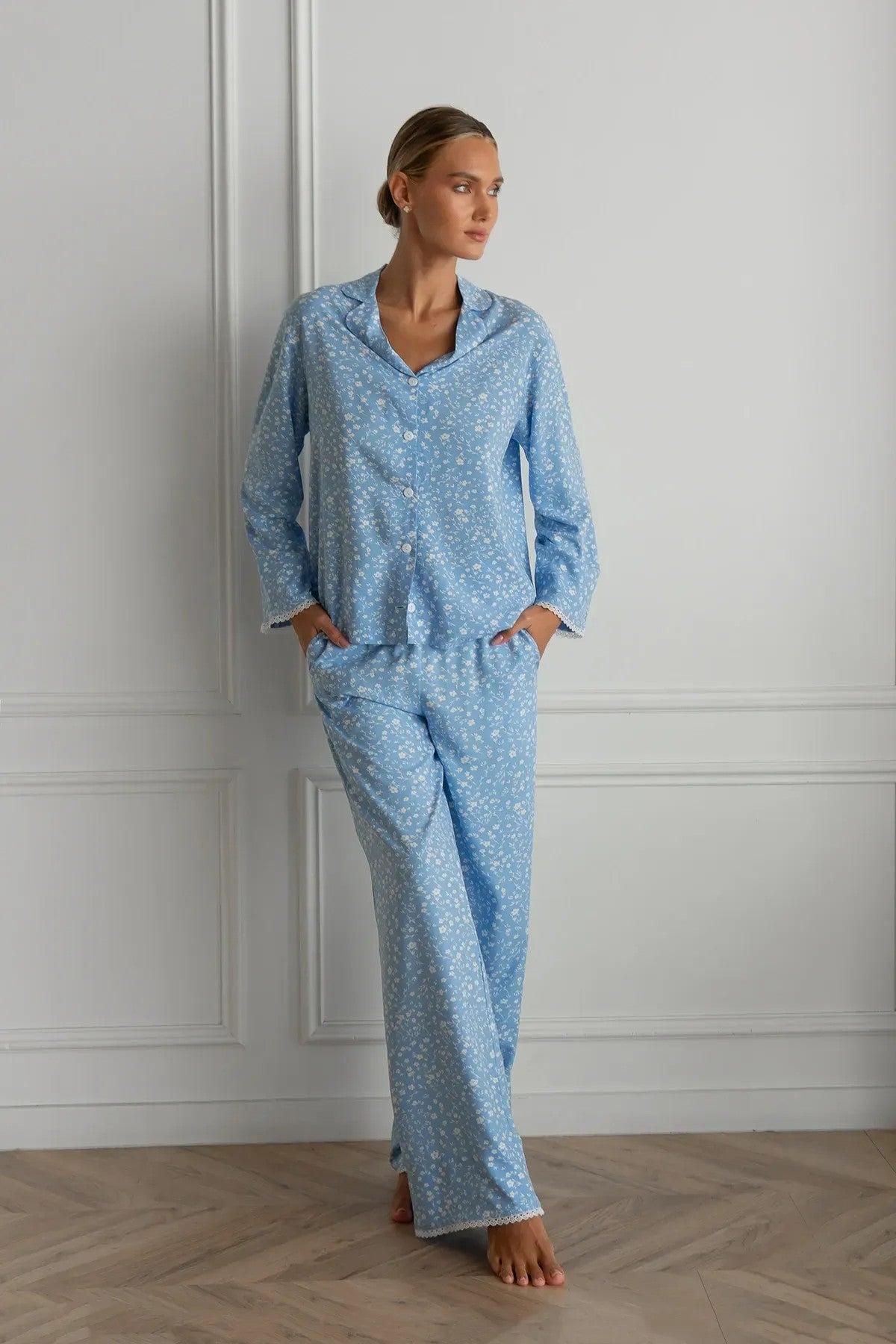 Пижама из штапеля на пуговицах Felicity VS0075-04-69