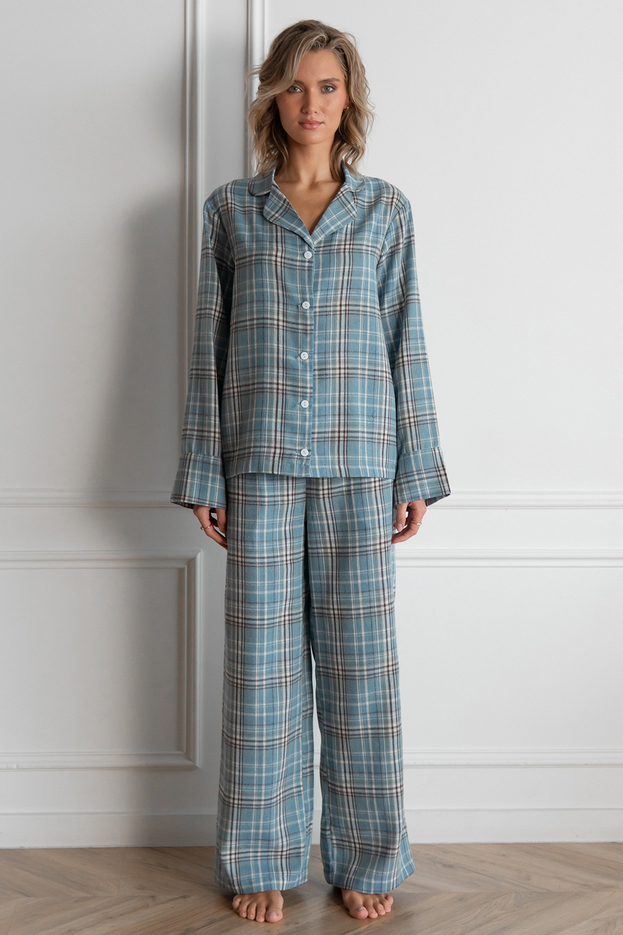 Фланелевая пижама Iceberg FL0073-04-69