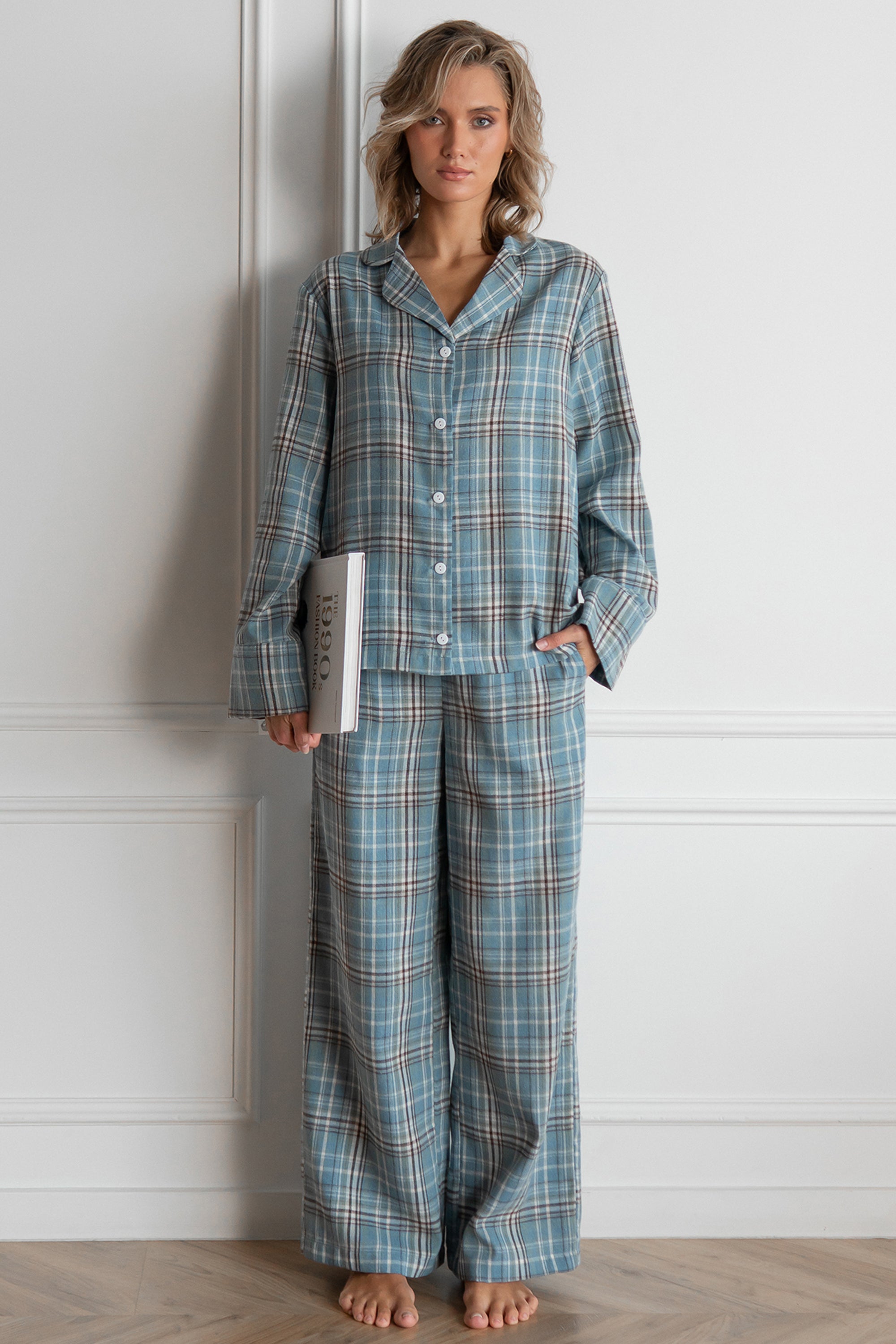 Фланелевая пижама Iceberg FL0073-04-69