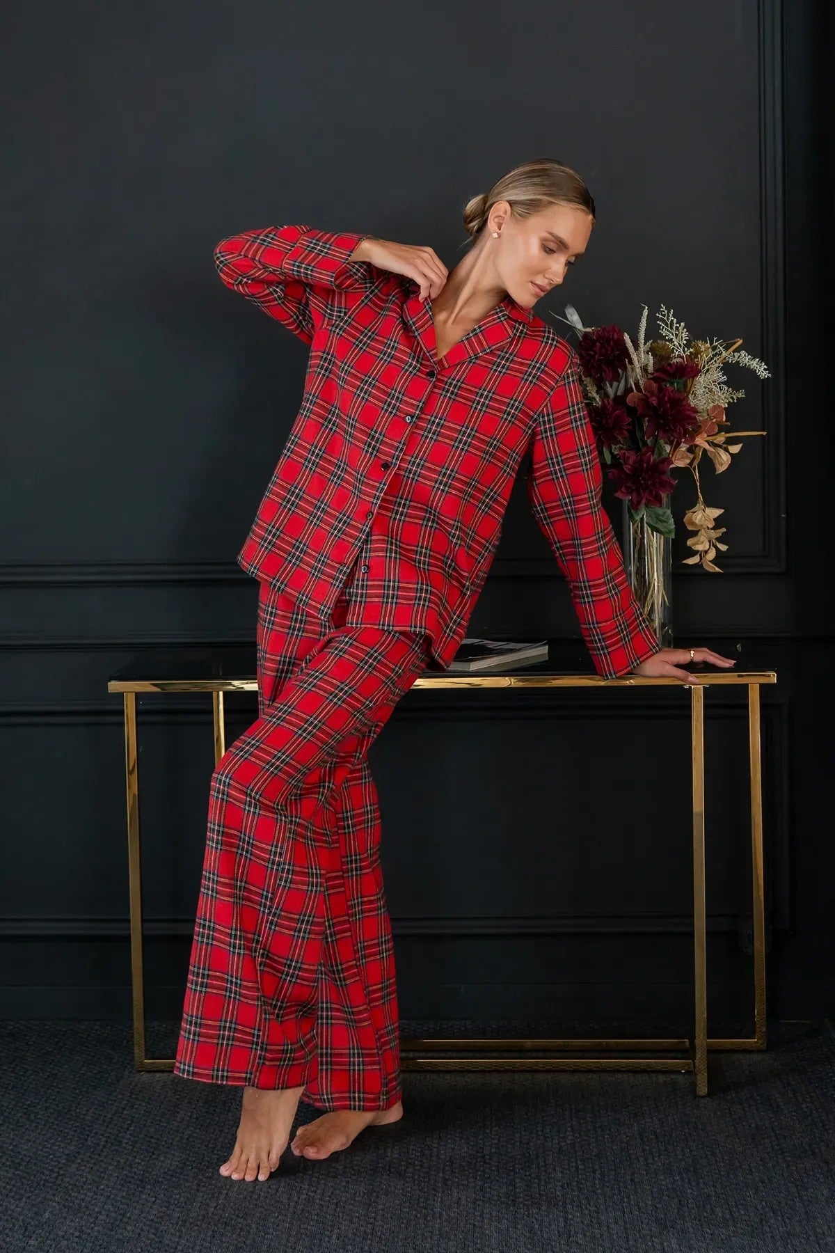 Фланелевая пижама Present FL0073-88-69