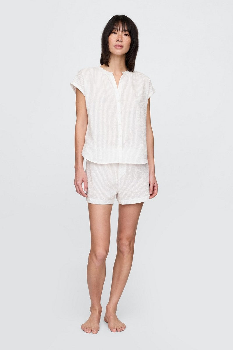 Хлопковая пижама 94638764 white