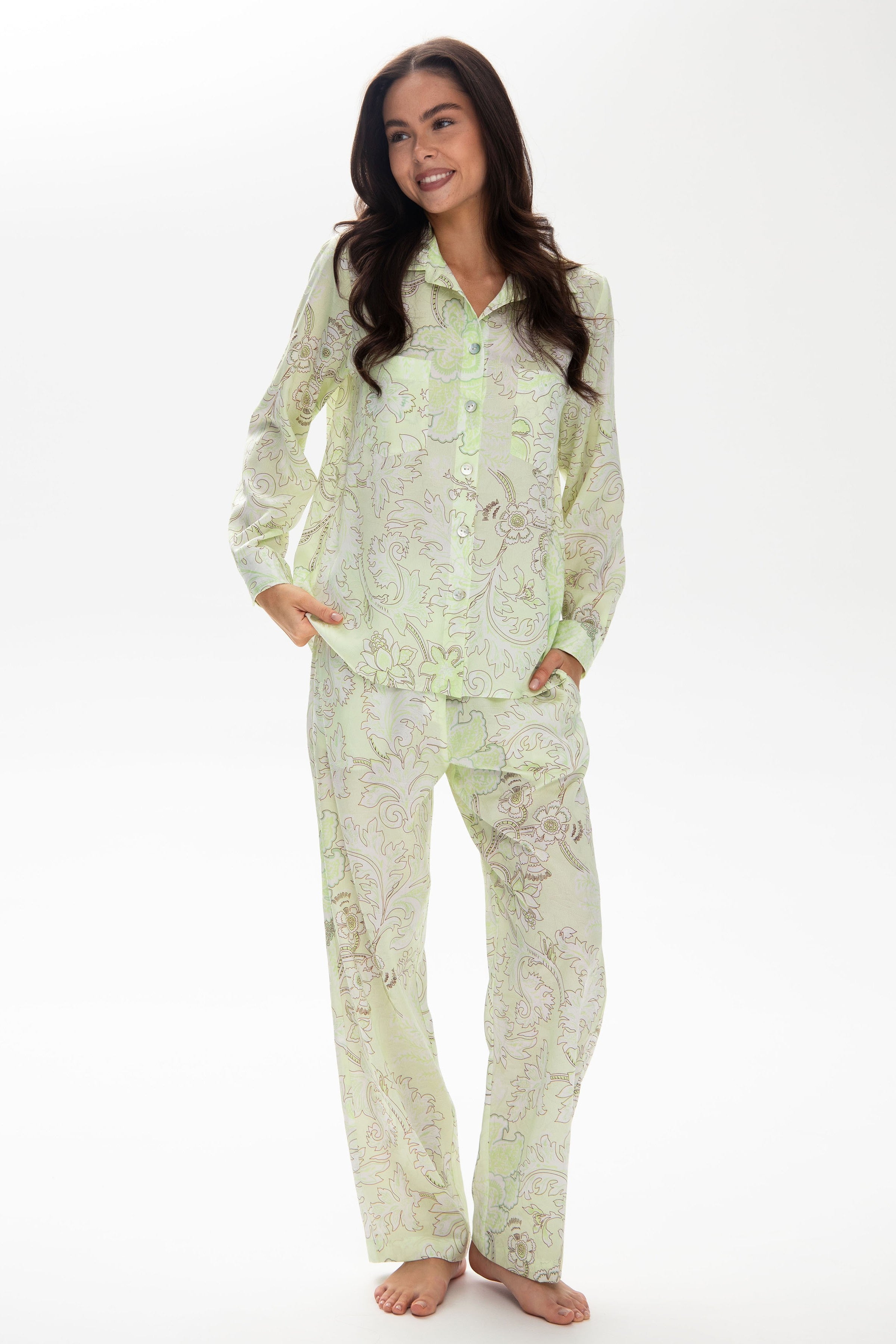 Пижамный космплект Селеста 25128 lime