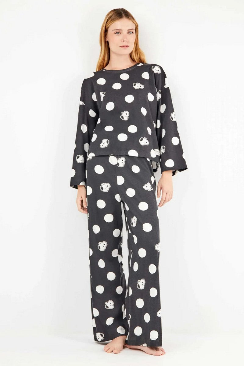 Трикотажная пижама 2/20330 black