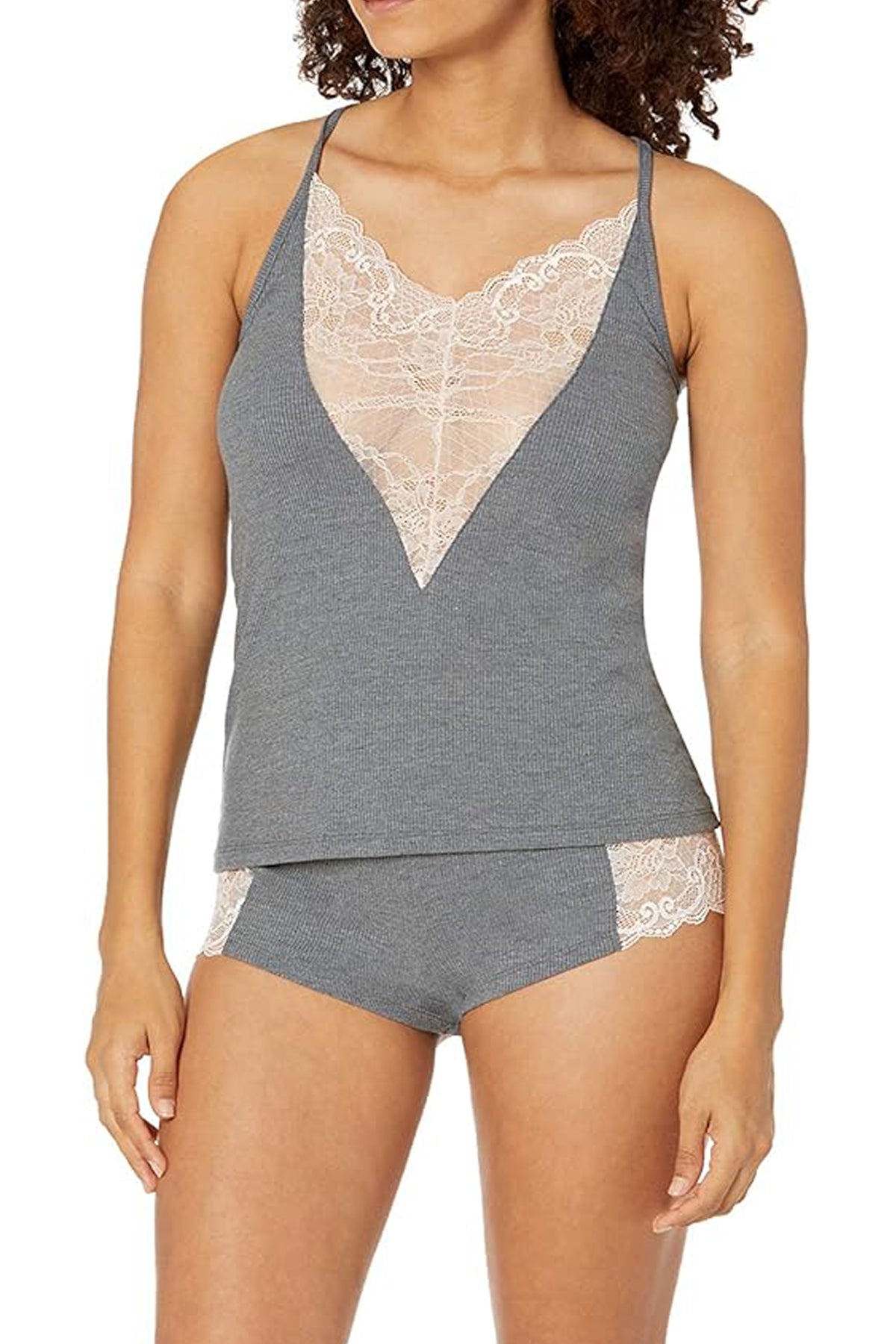 Пижама с шортами 475780889 gray