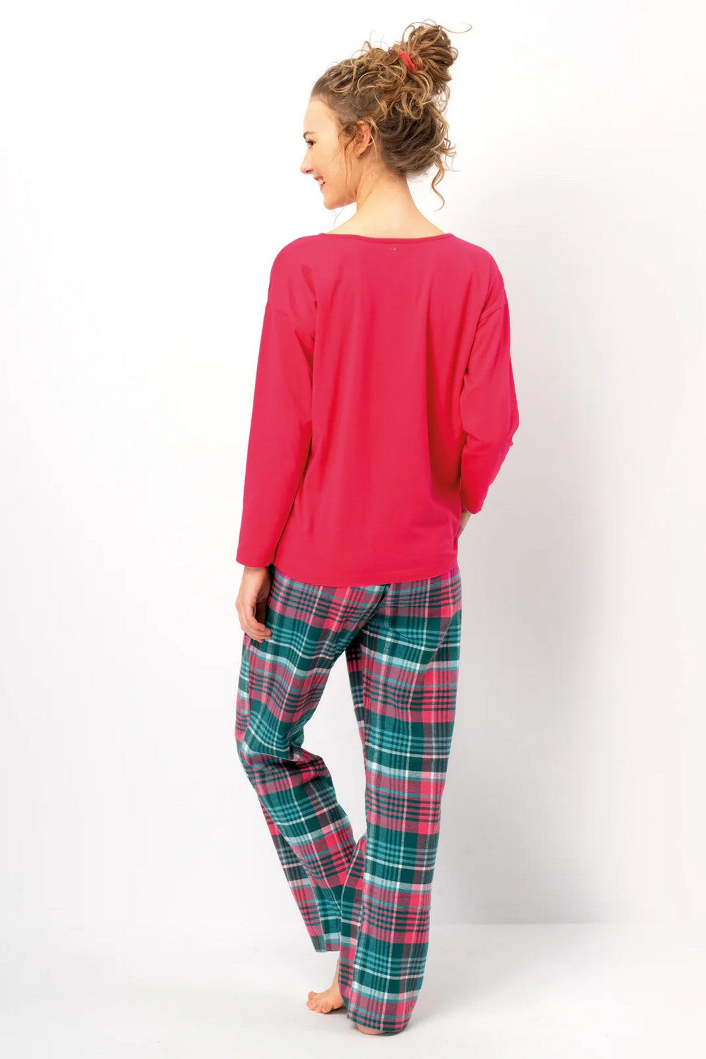 Піжама з фланелевими штанами LNS 420