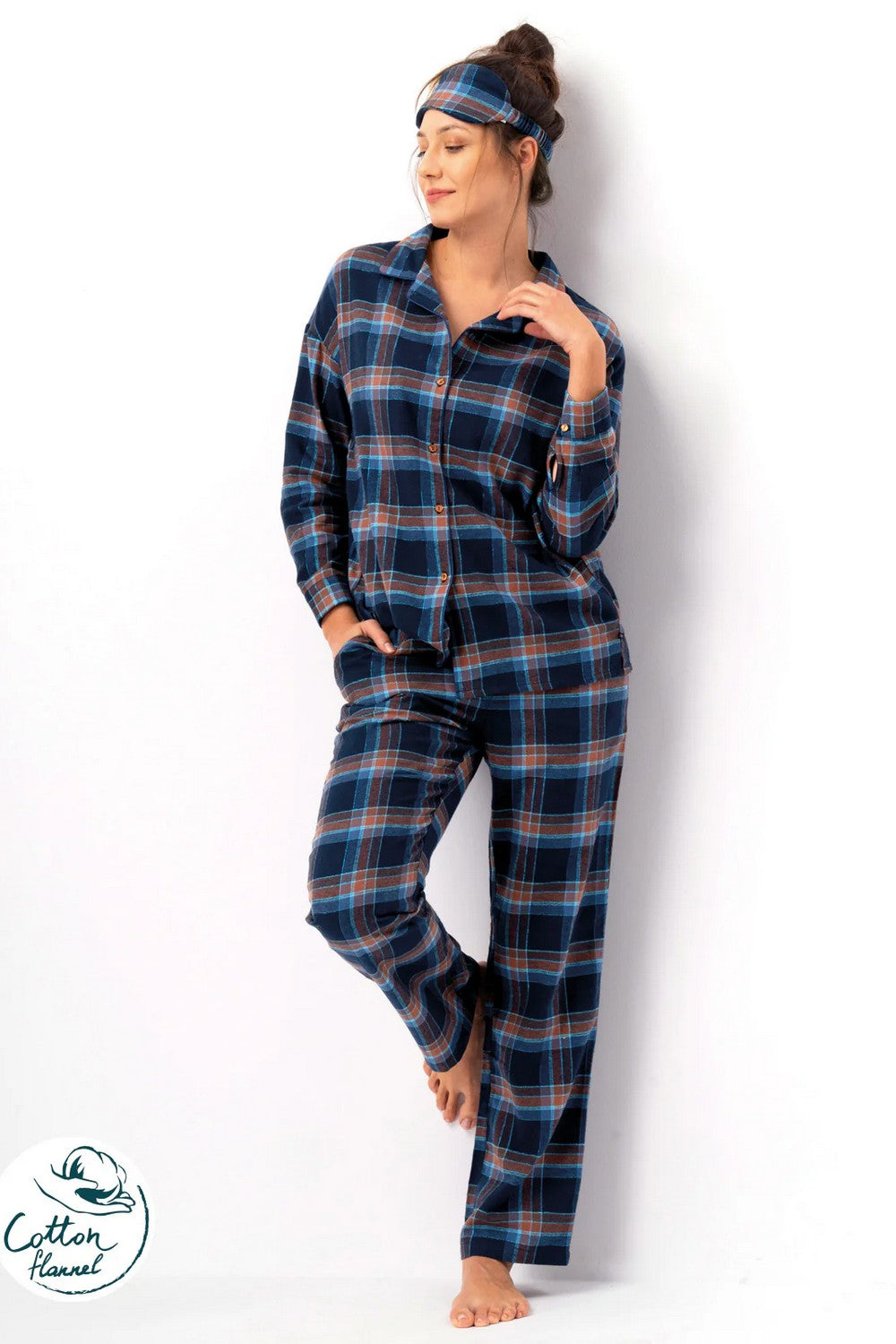 Фланелевая пижама LNS 431