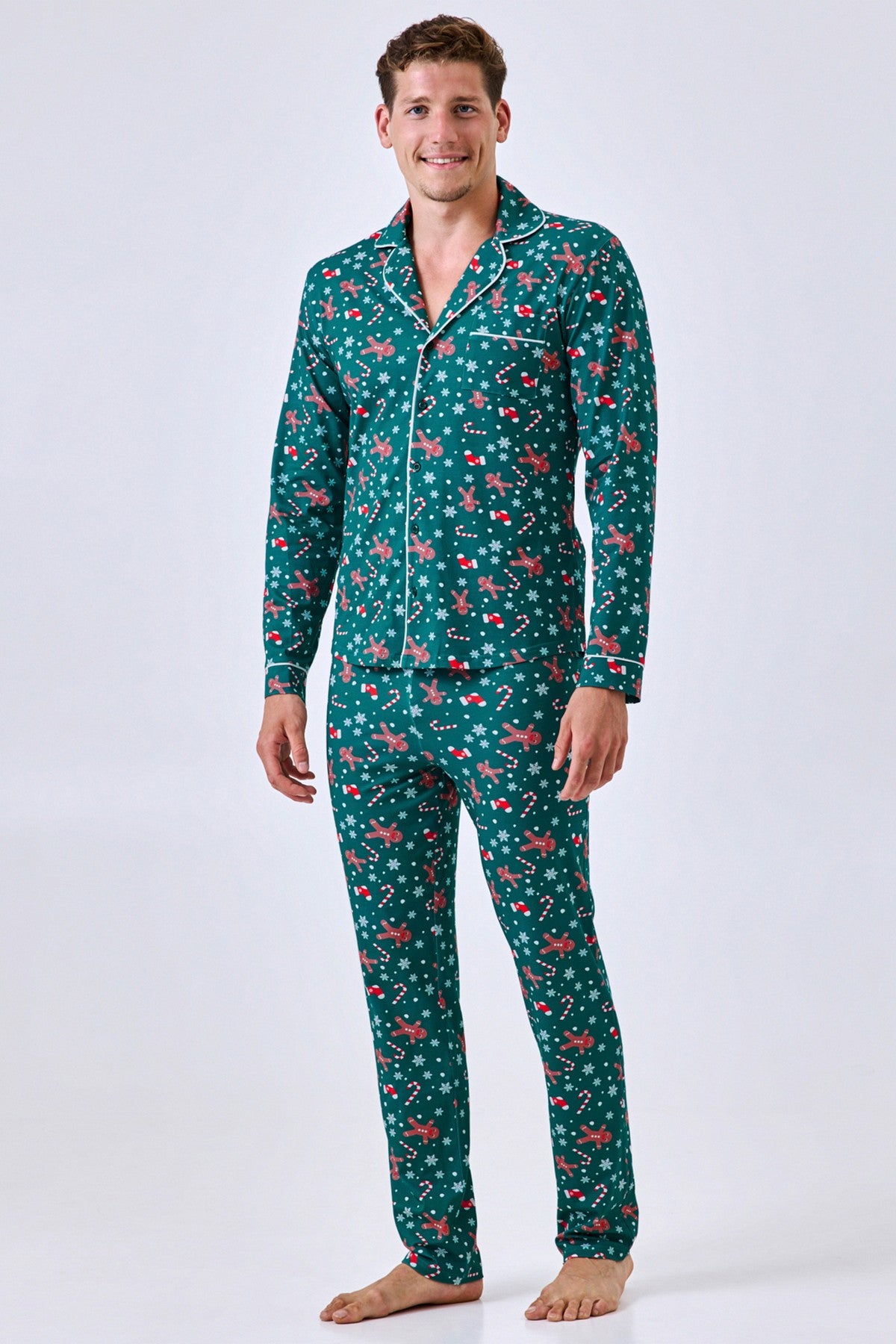 Хлопковая мужская пижама 1608/16199