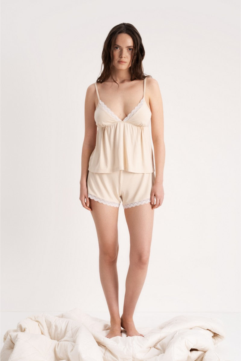 Пижама из вискозы LP-044 Mono milk