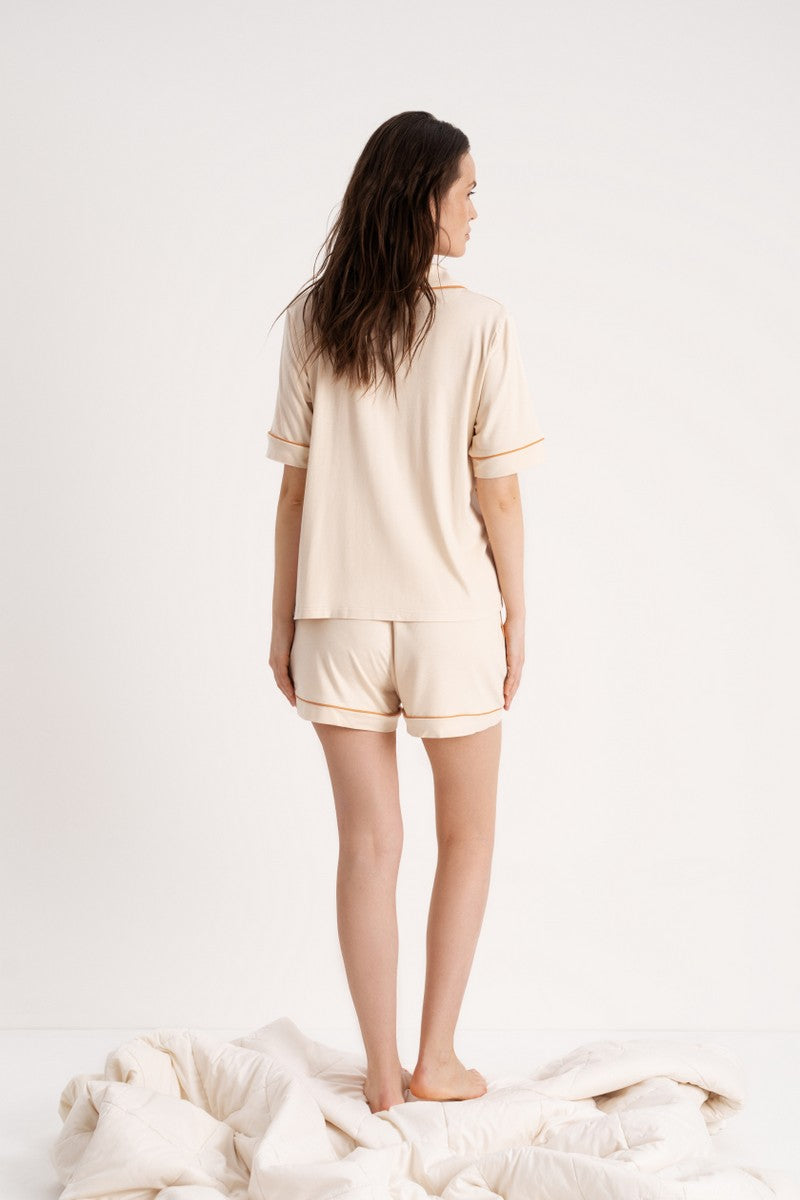 Пижама из вискозы LP-045 Esti milk