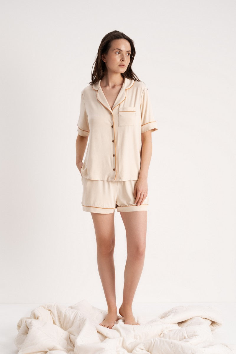 Пижама из вискозы LP-045 Esti milk