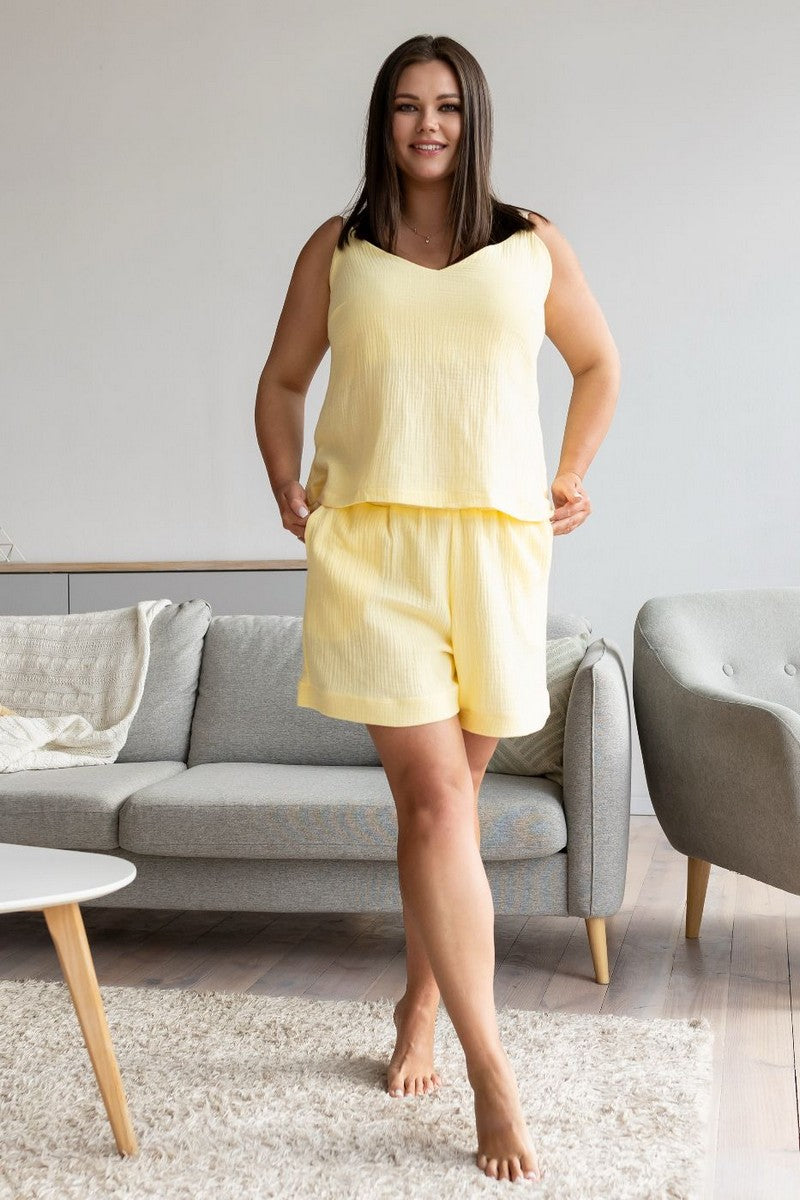 Комплект для дома из муслина Кж1808п yellow