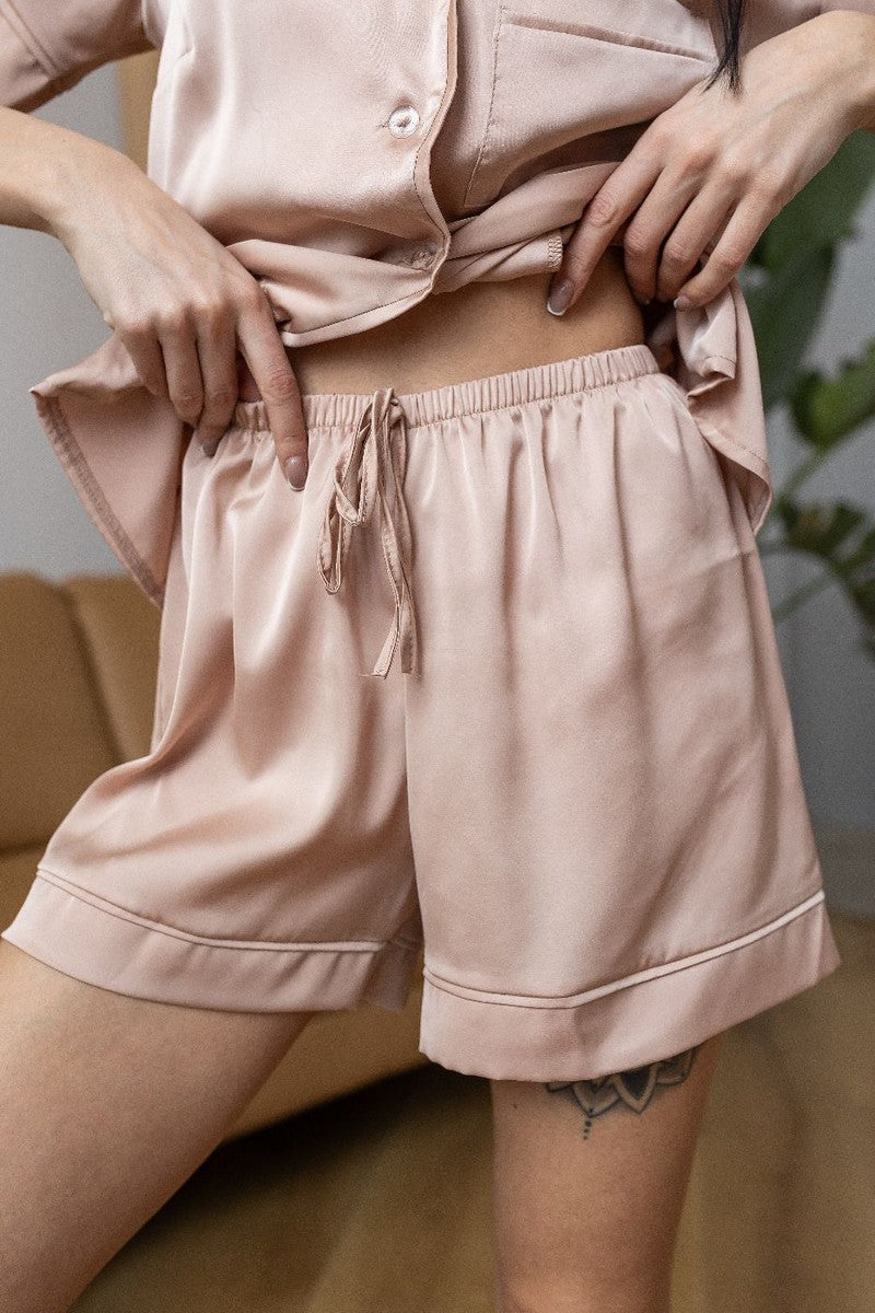 Шелковая пижама Пбж1350 beige