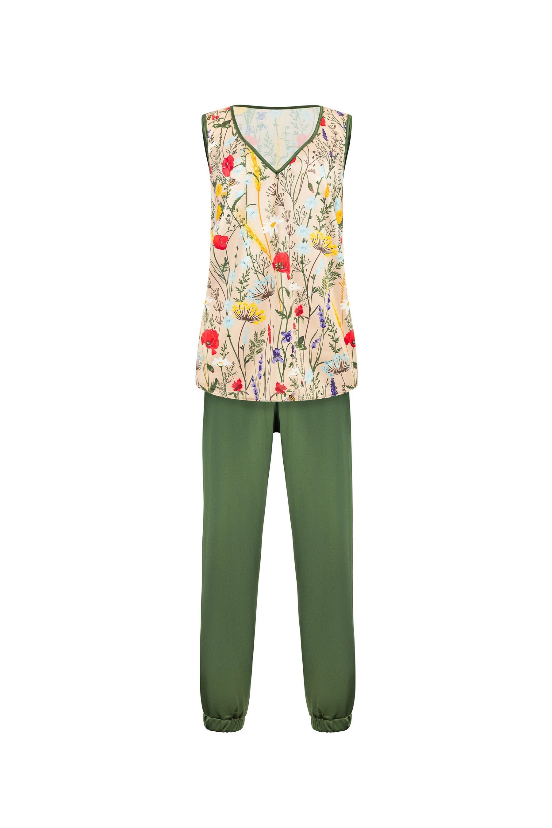 Піжама із сатину 806-6215/312 flower