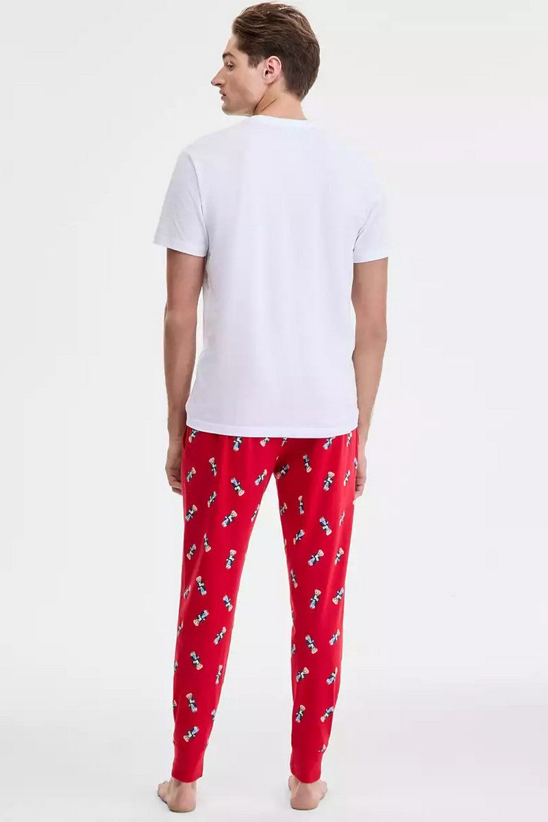 Мужская пижама 190335178 white/red