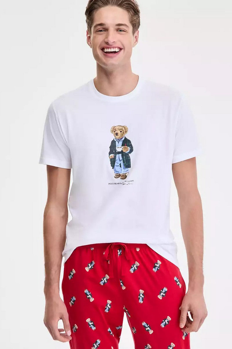 Мужская пижама 190335178 white/red