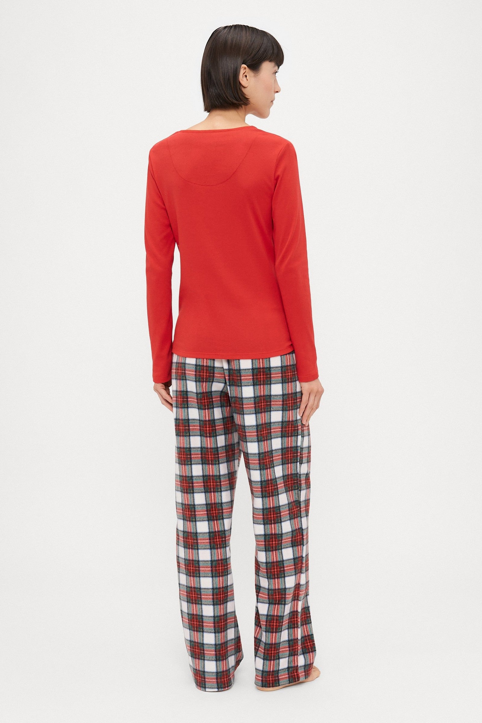 Піжама з флісовими брюками 942517958 red Ralph Lauren вигляд ззаду