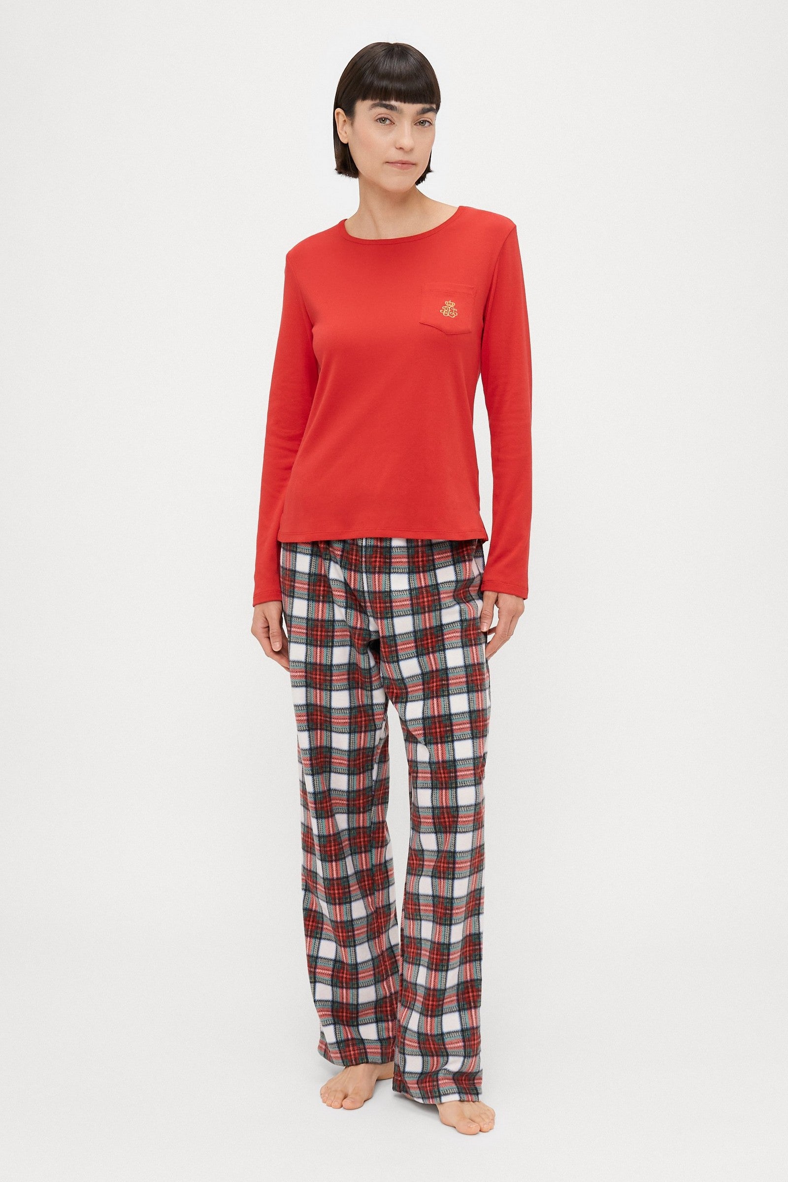 Піжама з флісовими брюками 942517958 red Ralph Lauren