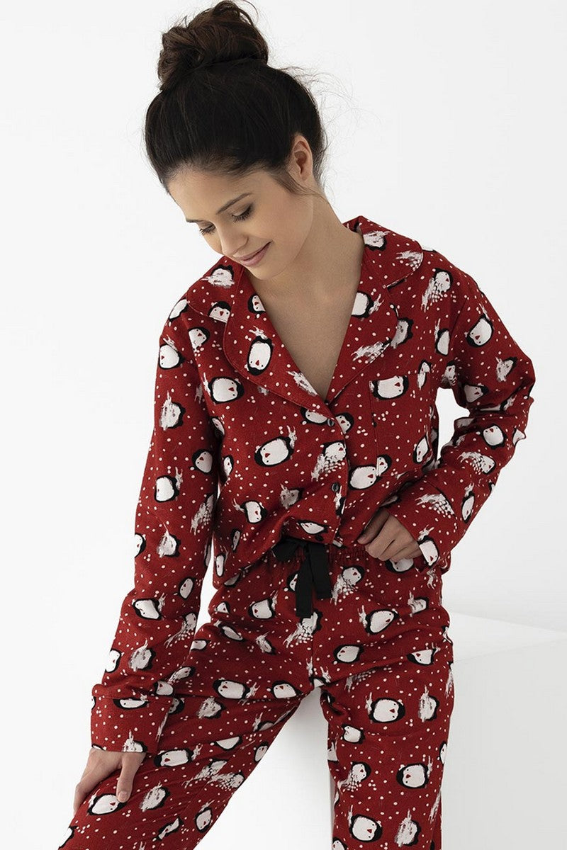 Хлопковая пижама с брюками Tiggy