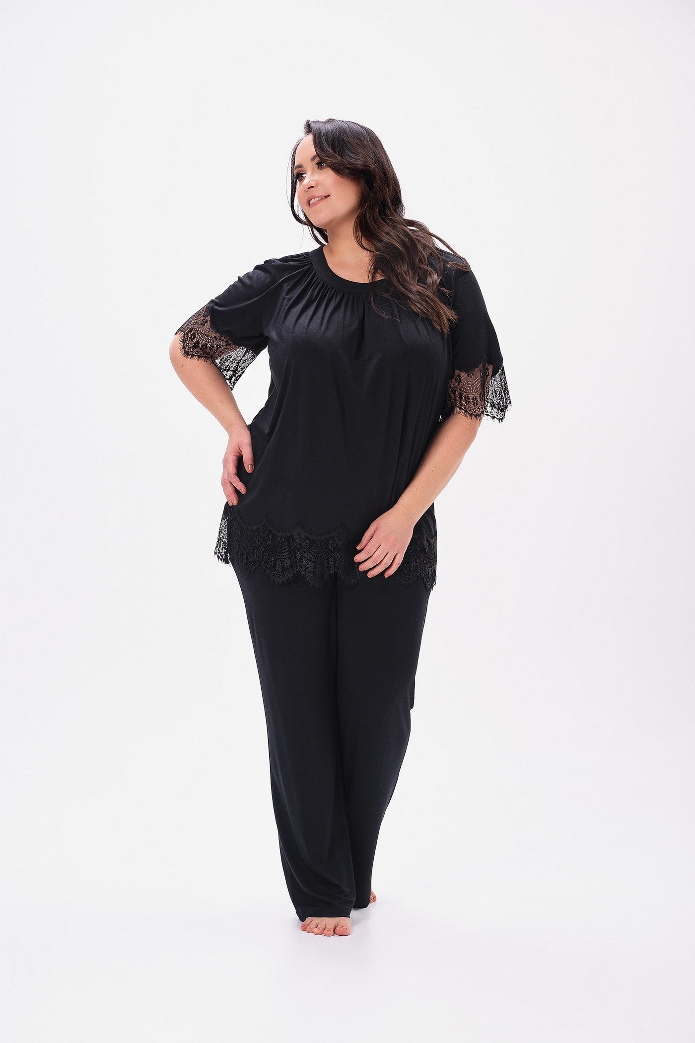 Пижама из вискозы 2623 black