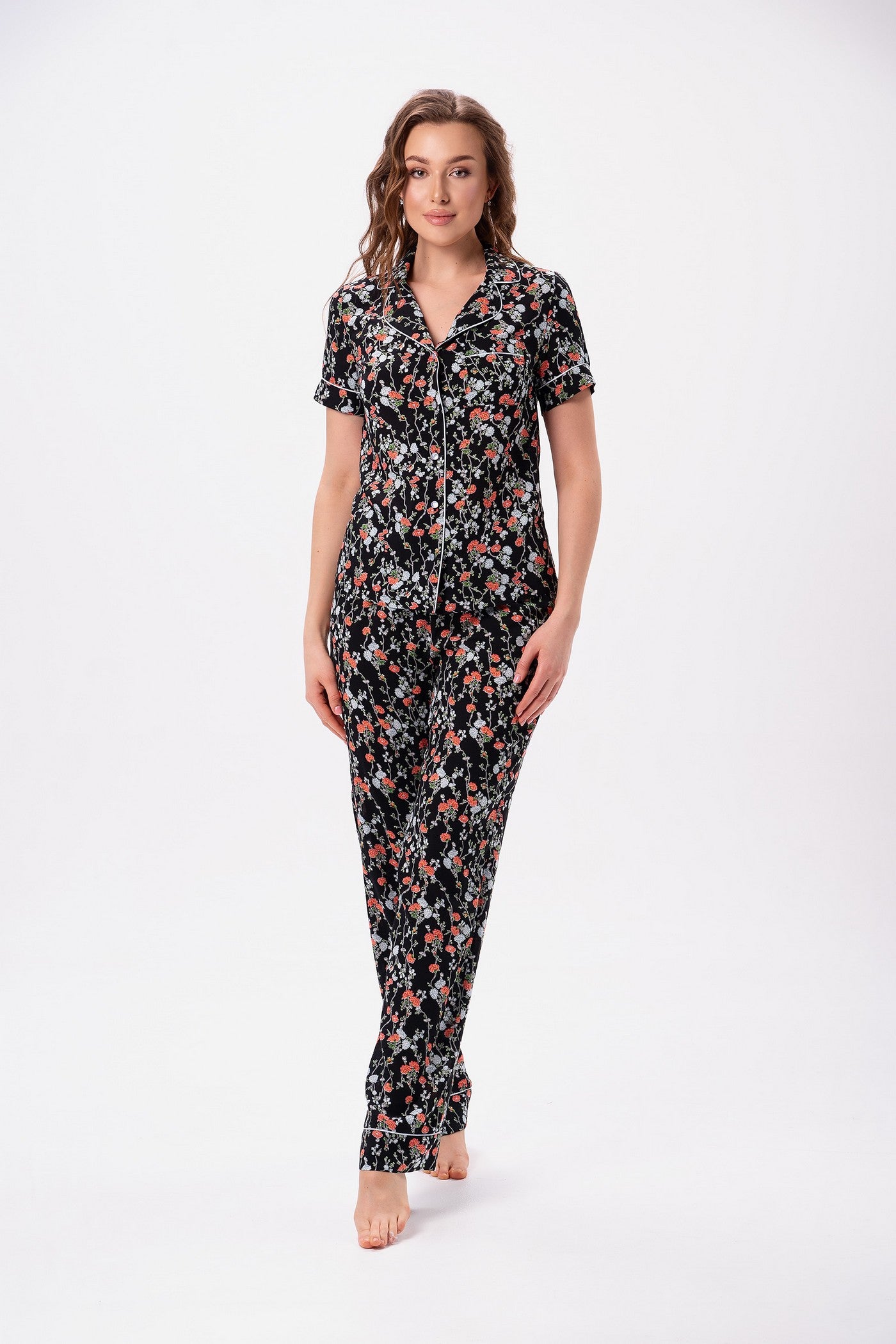 Хлопковая пижама 2627 black