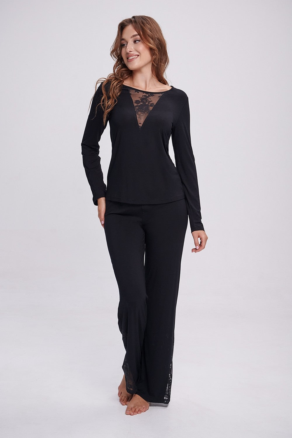 Пижама из вискозы 2712 black