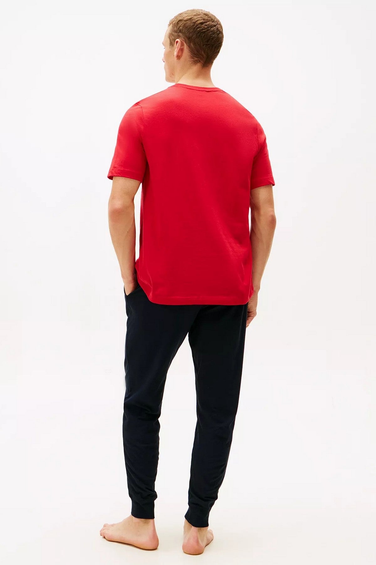 Чоловіча піжама 563333350 blue/red Tommy Hilfiger вигляд ззаду