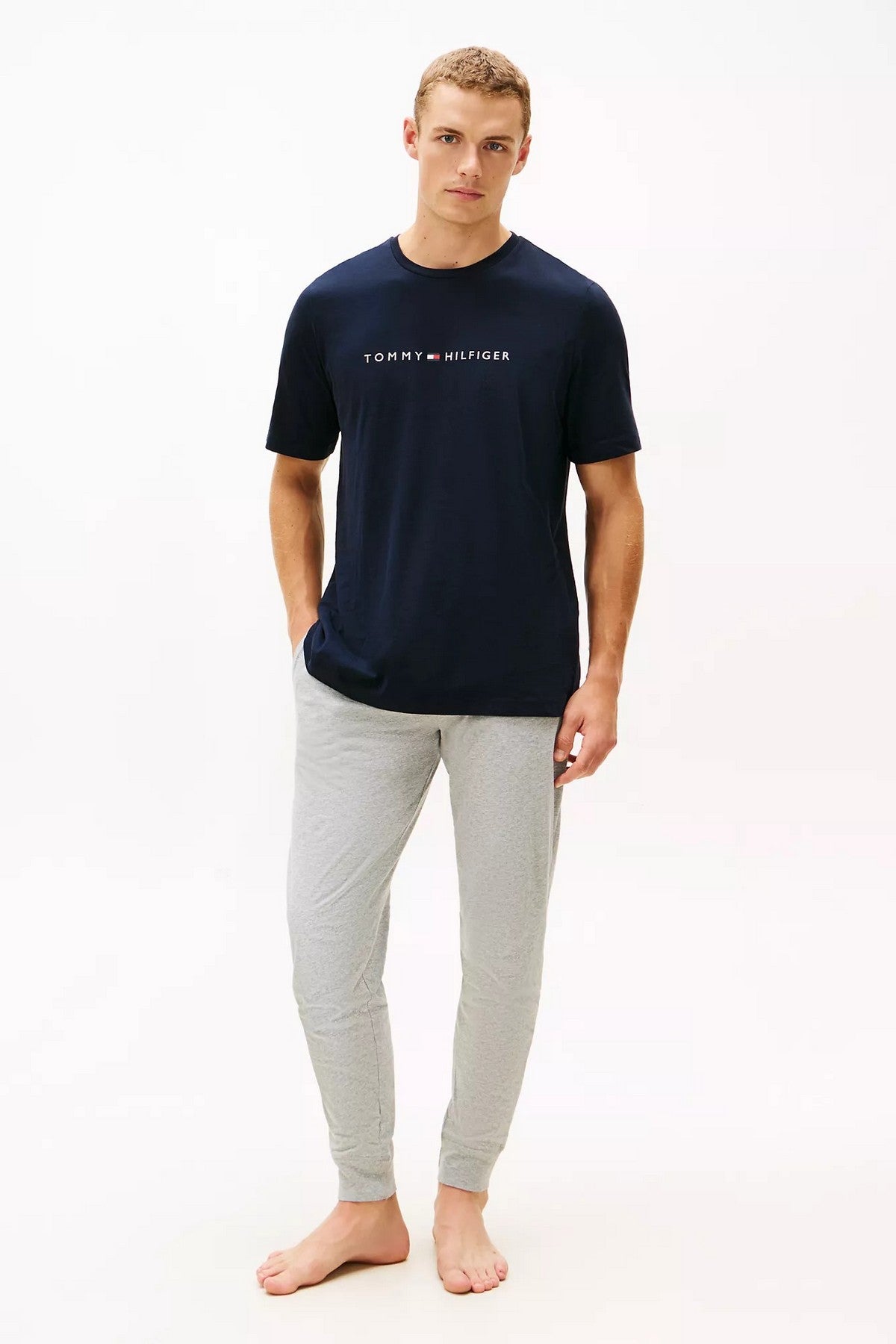 Чоловіча піжама 609988632 blue/gray Tommy Hilfiger