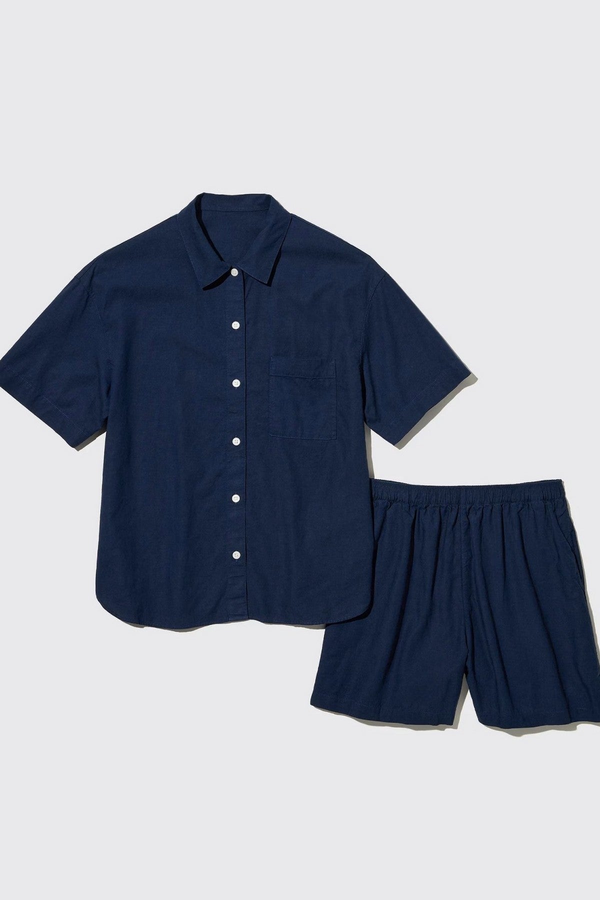 Льняная пижама 308435440 blue