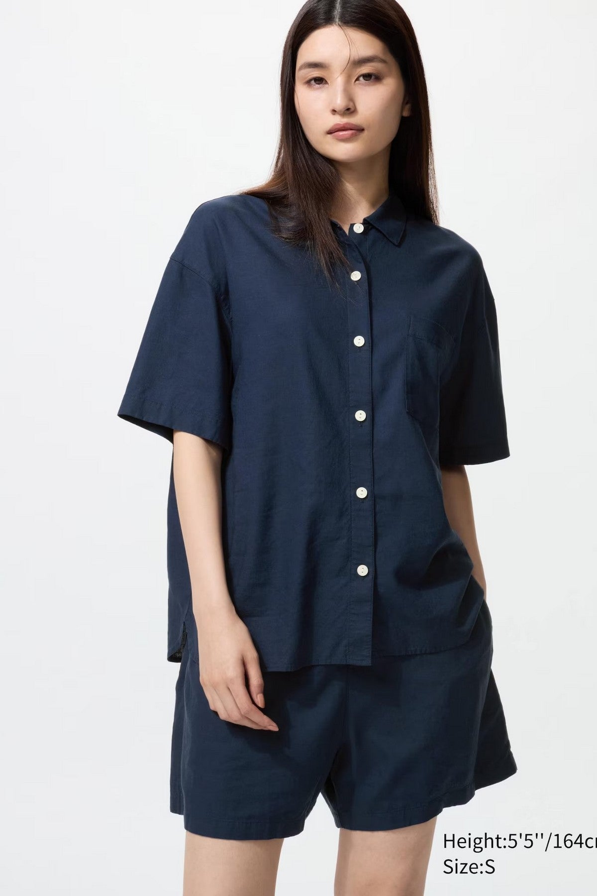 Льняная пижама 308435440 blue