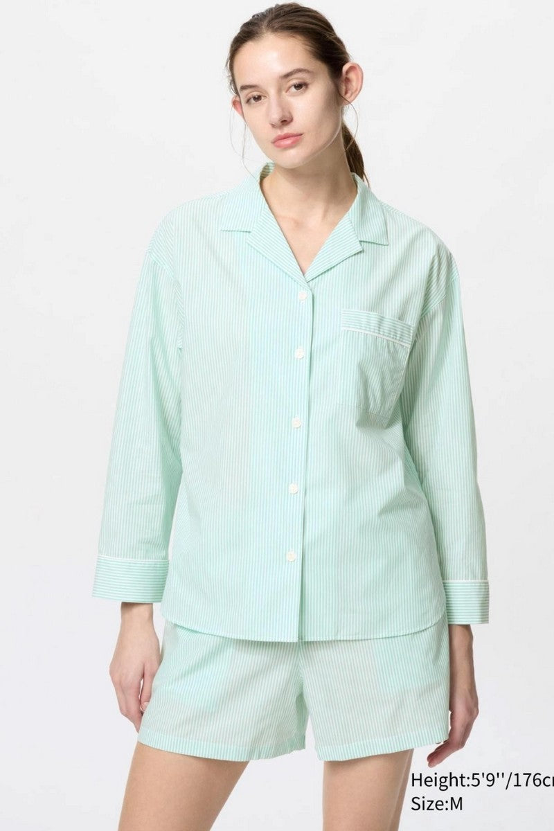 Хлопковая пижама 53210352 green