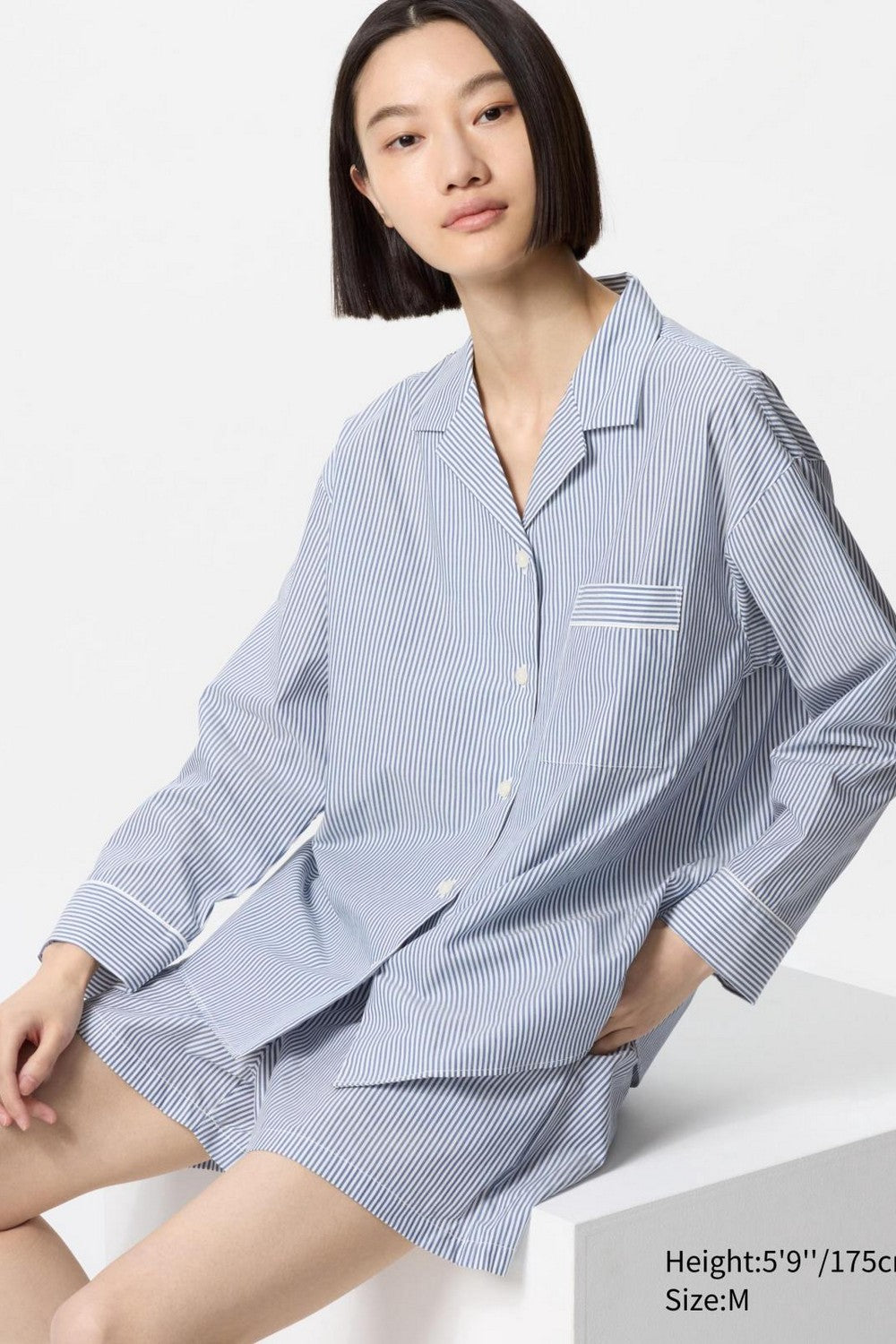 Хлопковая пижама 544566431 blue