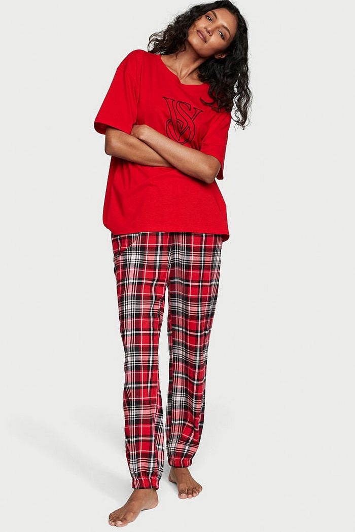 Хлопковая пижама с брюками 299021142