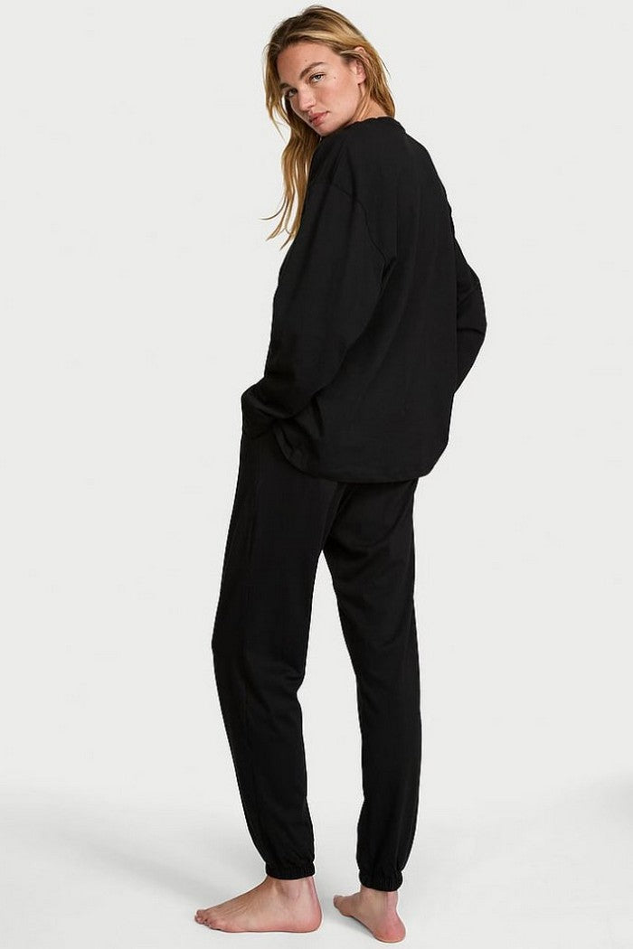 Хлопкова піжама 507337209 black Victoria`s Secret