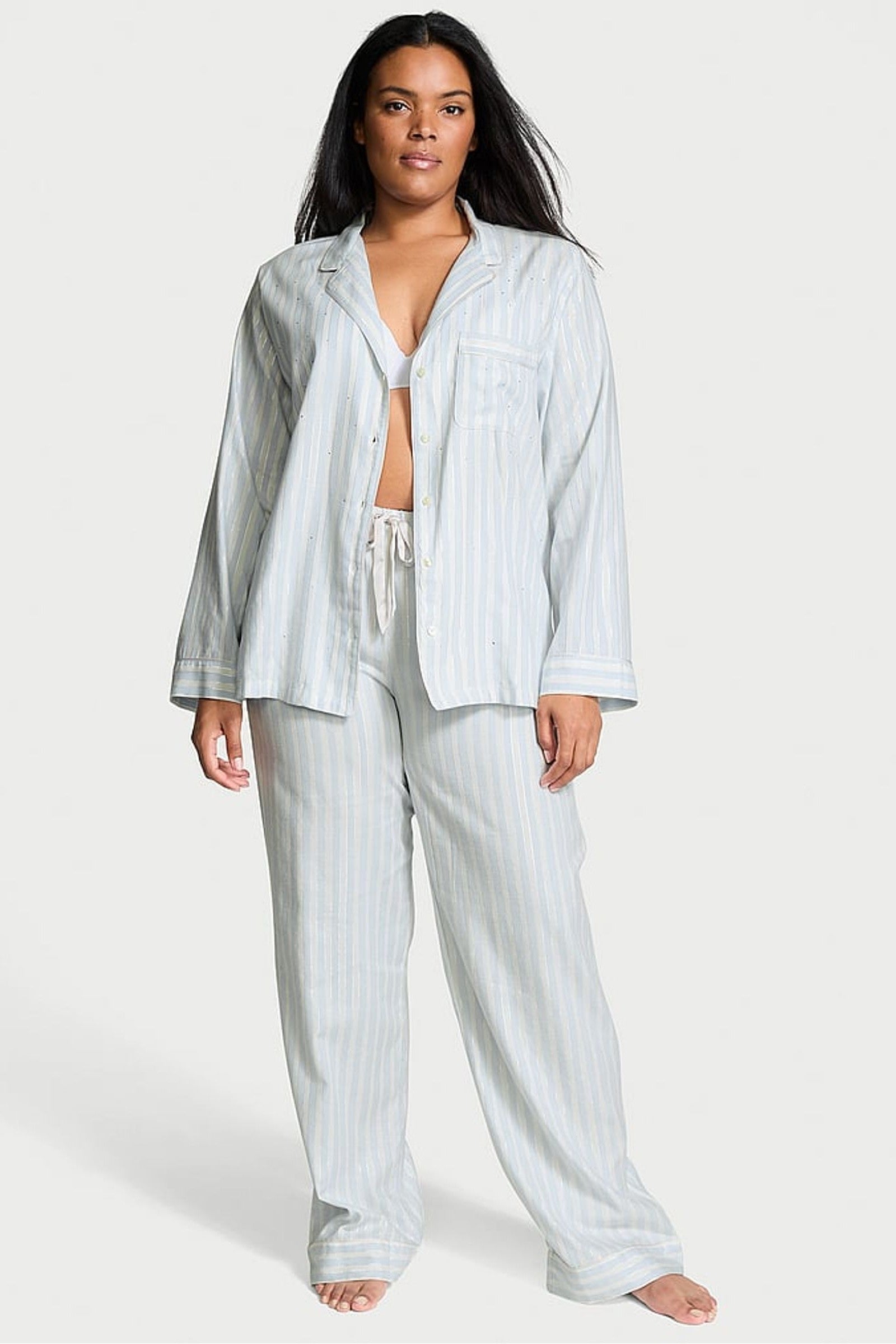 Фланелевая пижама 515407558 blue