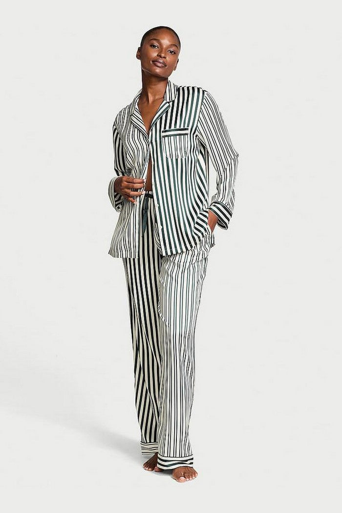 Сатиновая пижама 707412545 green