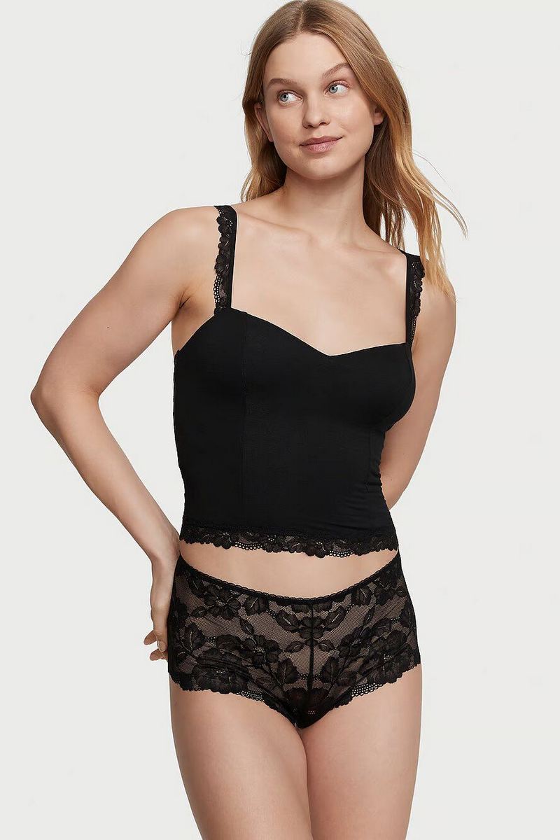 Кружевная пижама 752930087 black