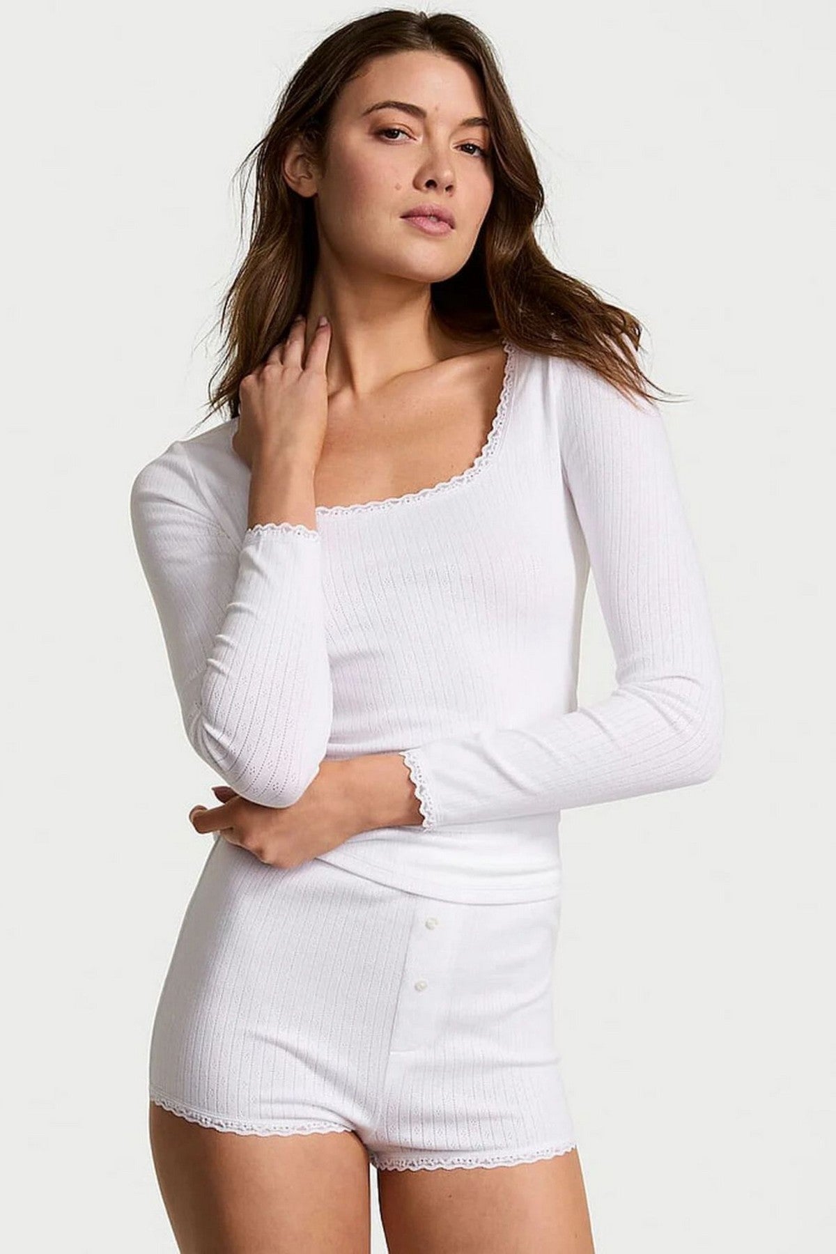 Ажурная пижама 921778299 white