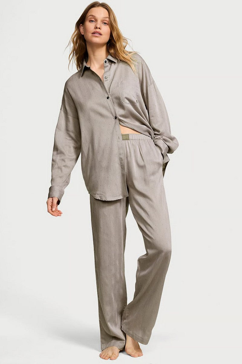 Пижама с брюками 952499287 gray