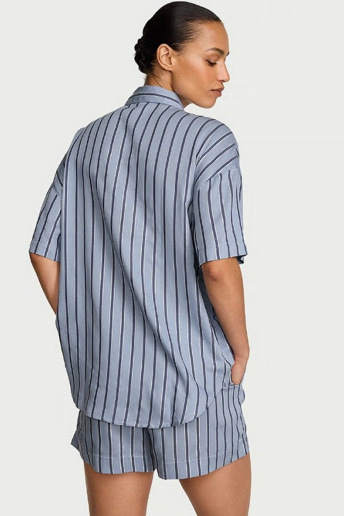 Піжама в смужку 969232636 blue Victoria`s Secret