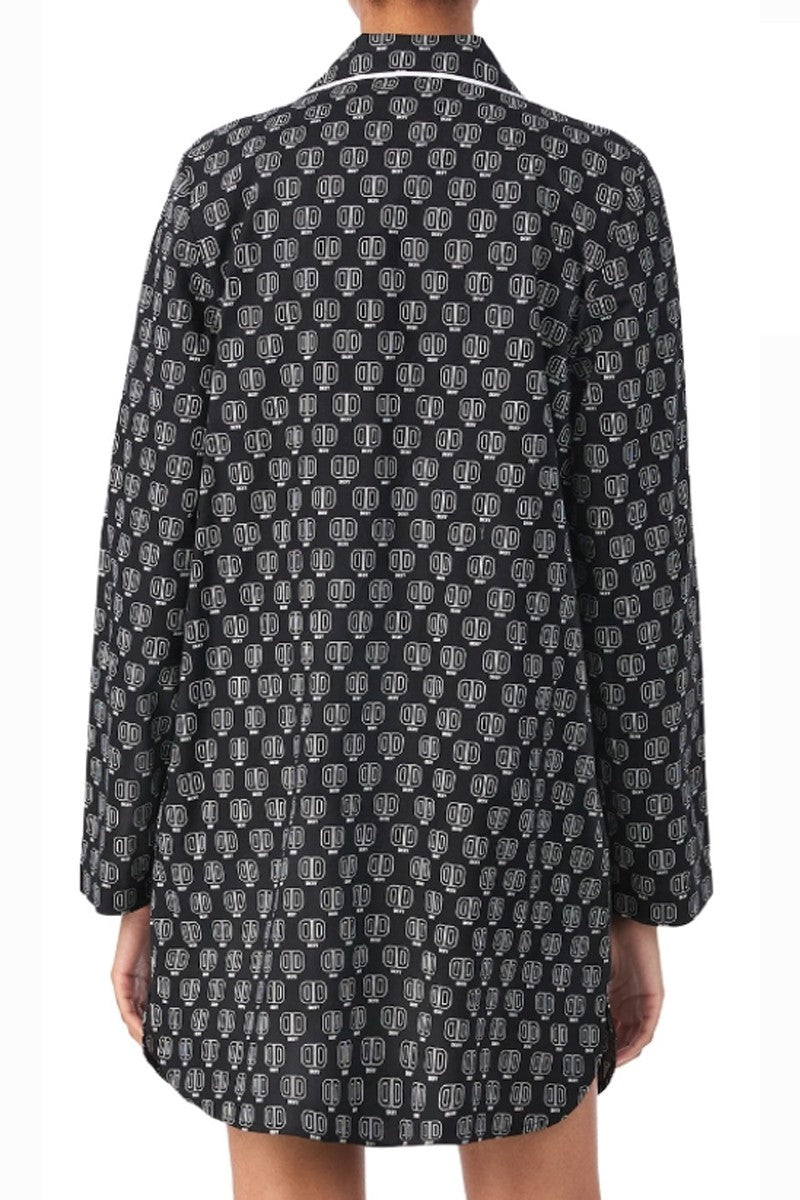 Хлопковая рубашка YI30024 019 black