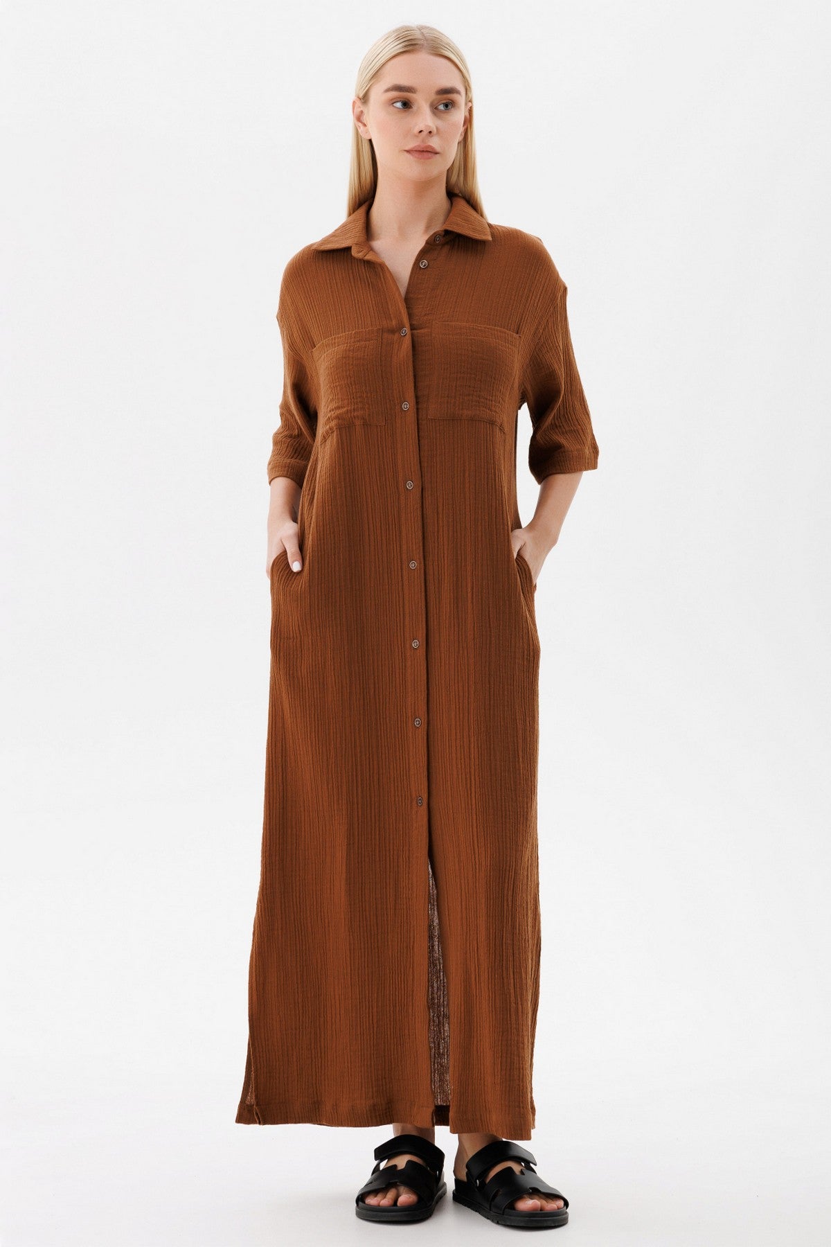 Платье-халат из муслина 1675/11025